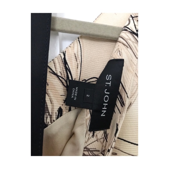 St John Floral, One-Shoulder Dress - Picture 4 of 4